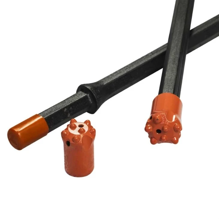 Taper drilling rods