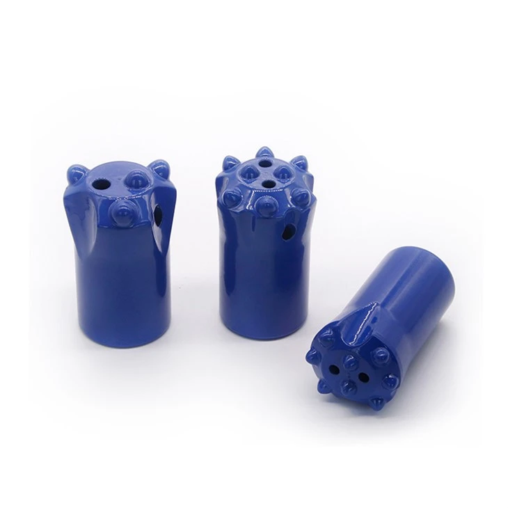 tapered drilling button bit