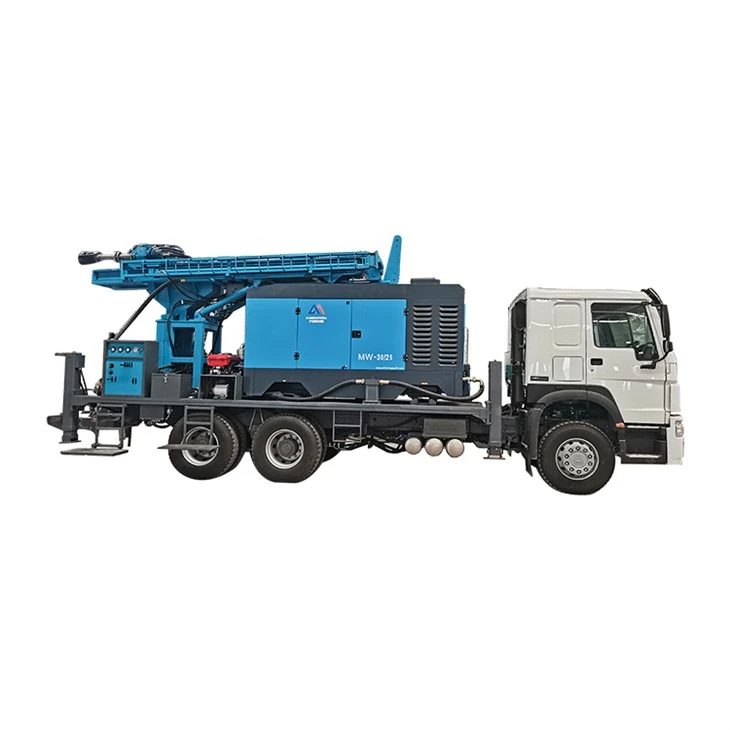 water well drill rig truck