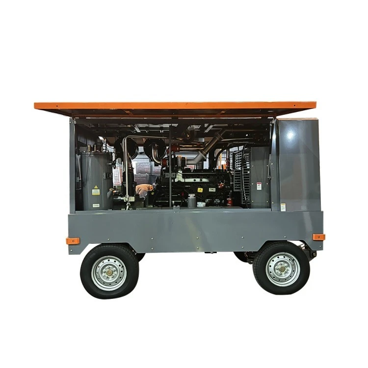 mobile diesel air compressor