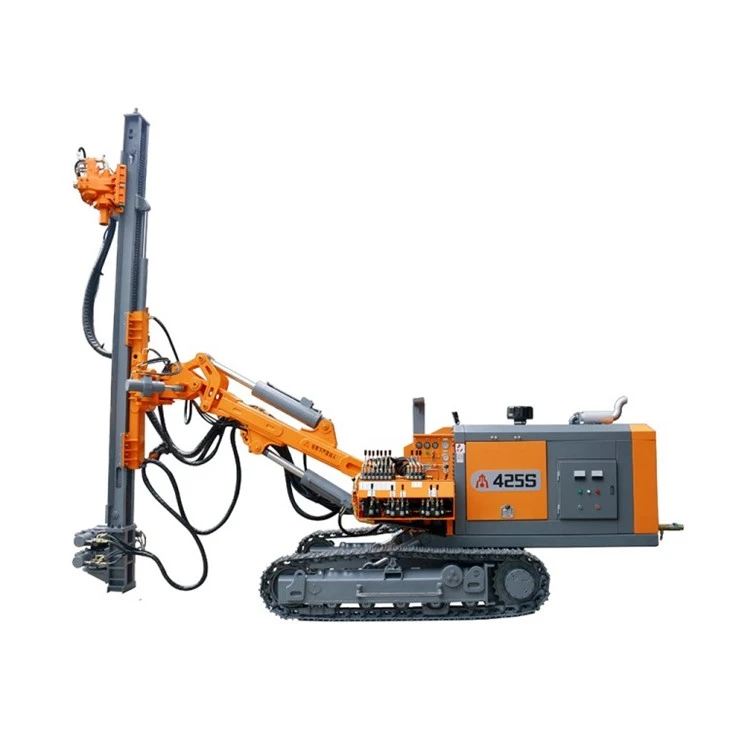 Separated diesel-electric dual-power drill rig